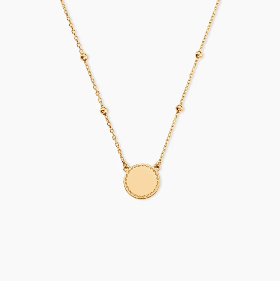 Collier Albina Plaqué Or Jaune