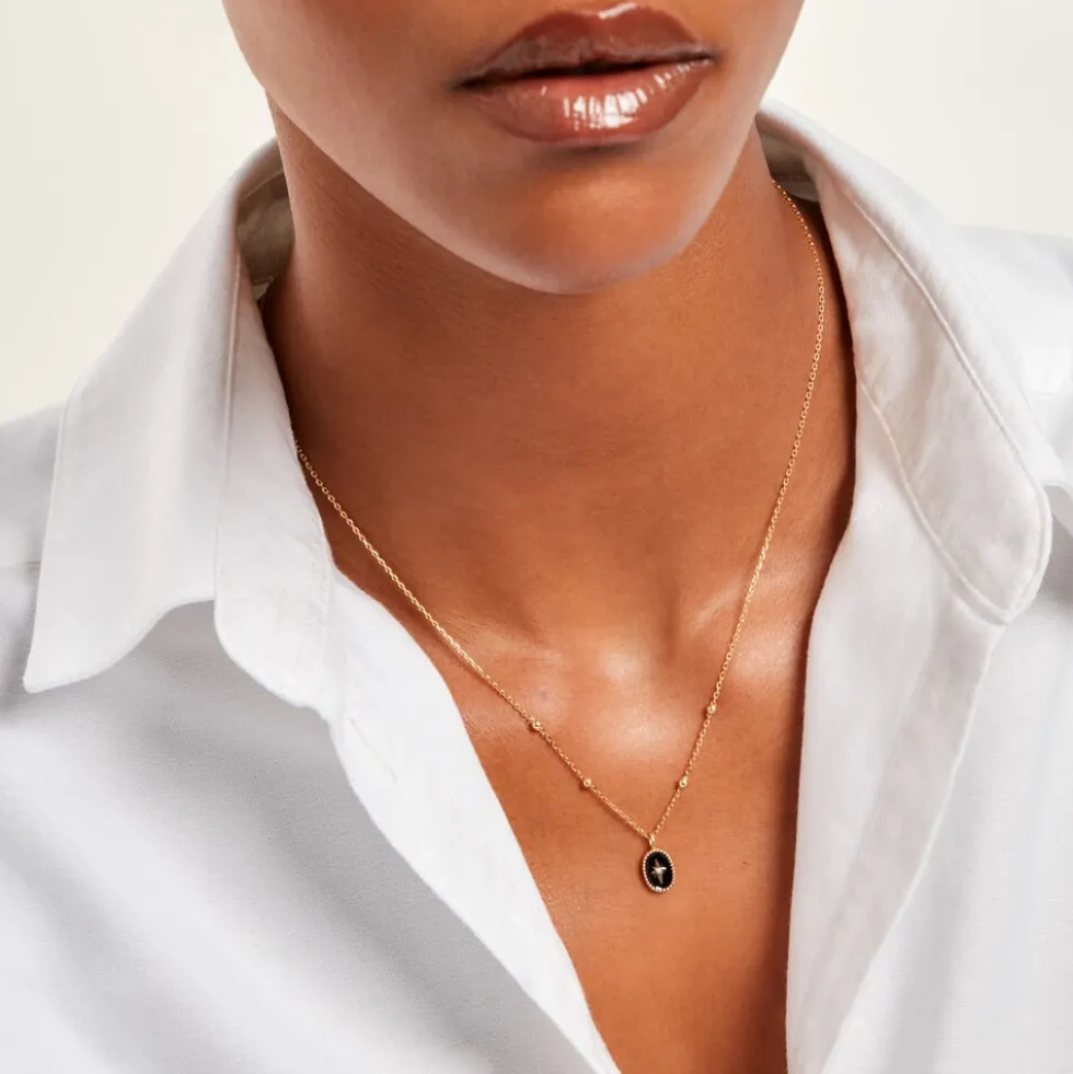 Collier Alerya Plaqué Or Jaune Oxyde De Zirconium