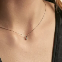 Collier Alexandra Or Blanc Diamant