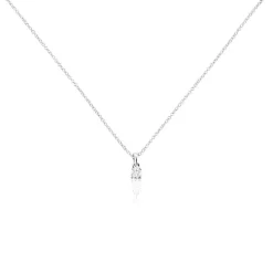 Collier Alexandra Or Blanc Diamant