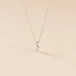 Collier Alexandra Or Blanc Diamant