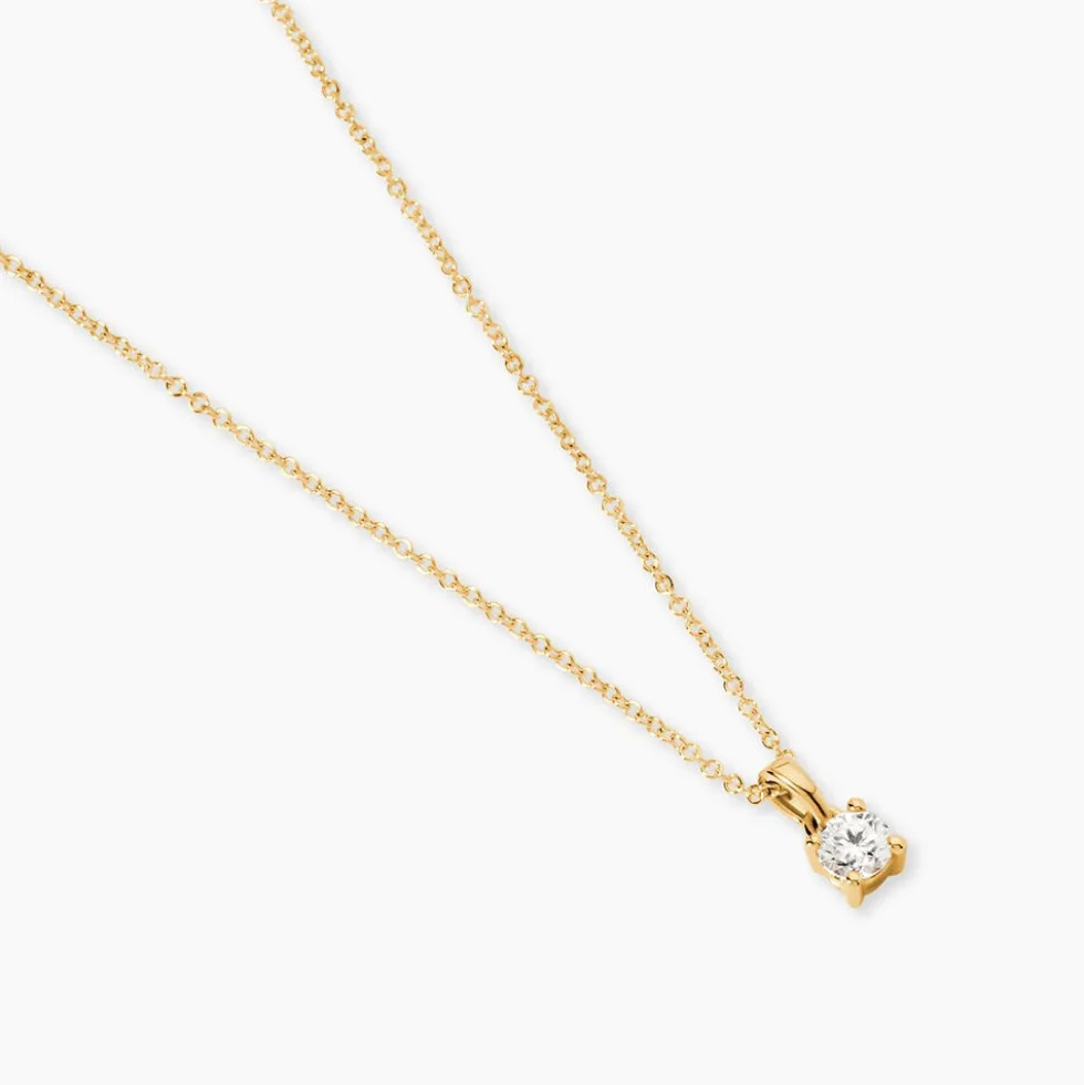 Collier Alexandra Or Jaune Diamant