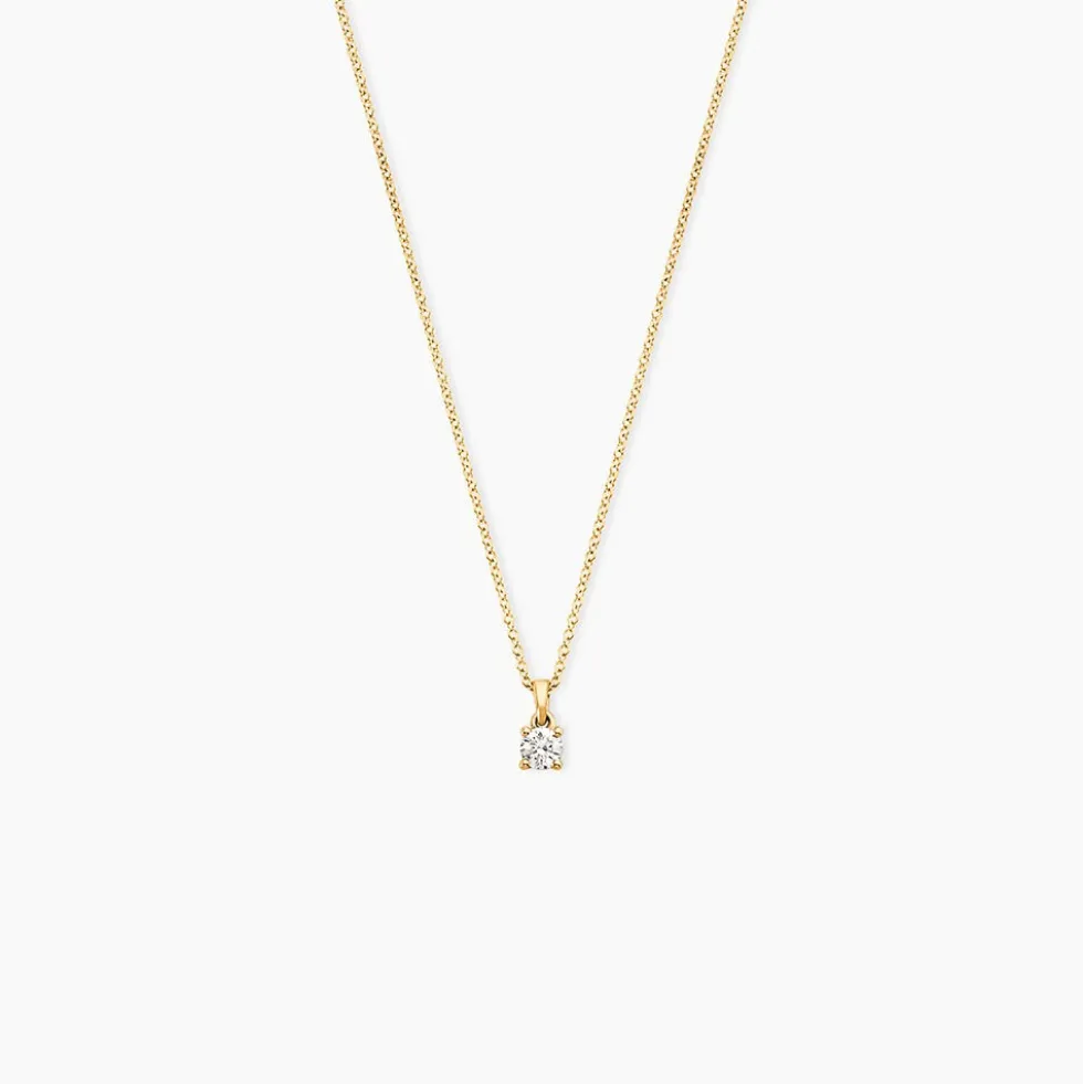 Collier Alexandra Or Jaune Diamant