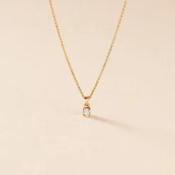 Collier Alexandra Or Jaune Diamant