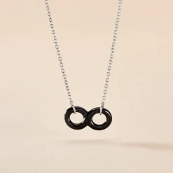 Collier Alicia Argent Blanc Céramique