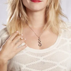 Collier Amaia Acier Blanc