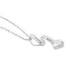 Collier Amayes Argent Blanc Oxyde De Zirconium