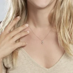 Collier Anh Argent Blanc