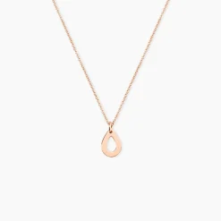 Collier Anh Argent Rose