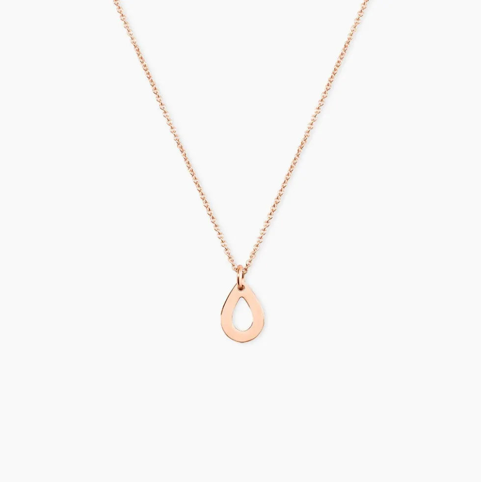 Collier Anh Argent Rose