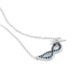 Collier Argent Bartolomee Oxydes De Zirconium
