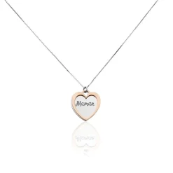 Collier Argent Bicolore Jiya