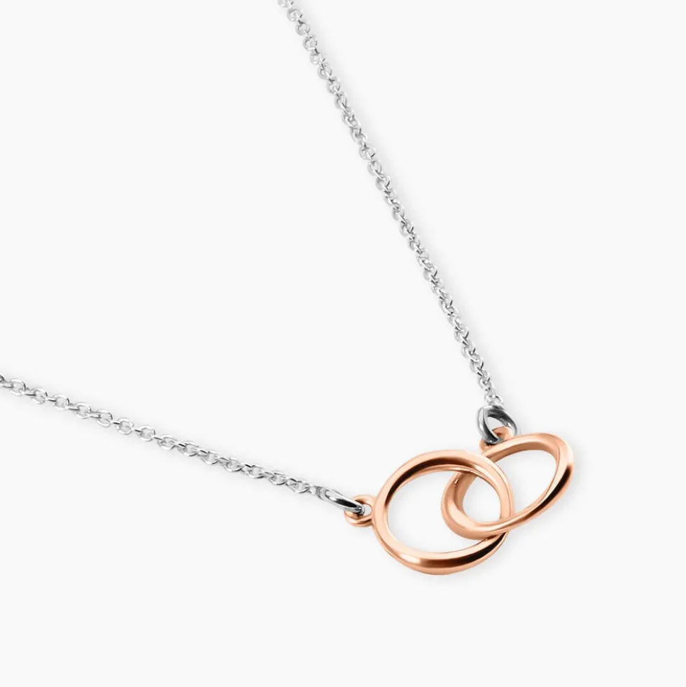 Collier Argent Bicolore Virgino