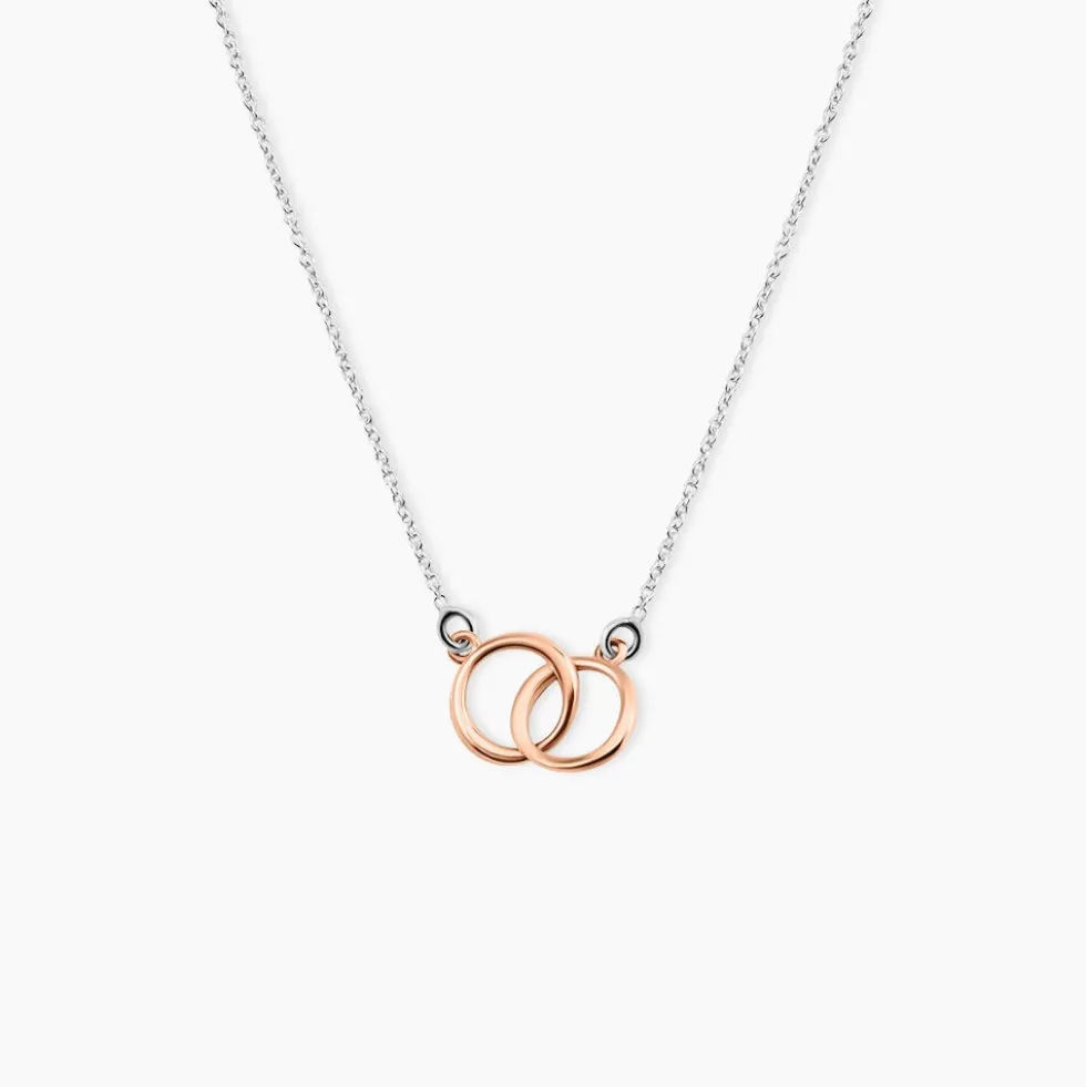 Collier Argent Bicolore Virgino