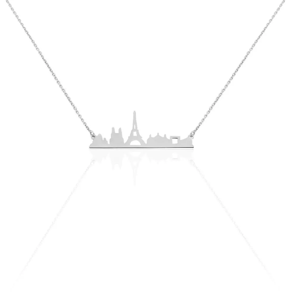 Collier Argent Blanc
