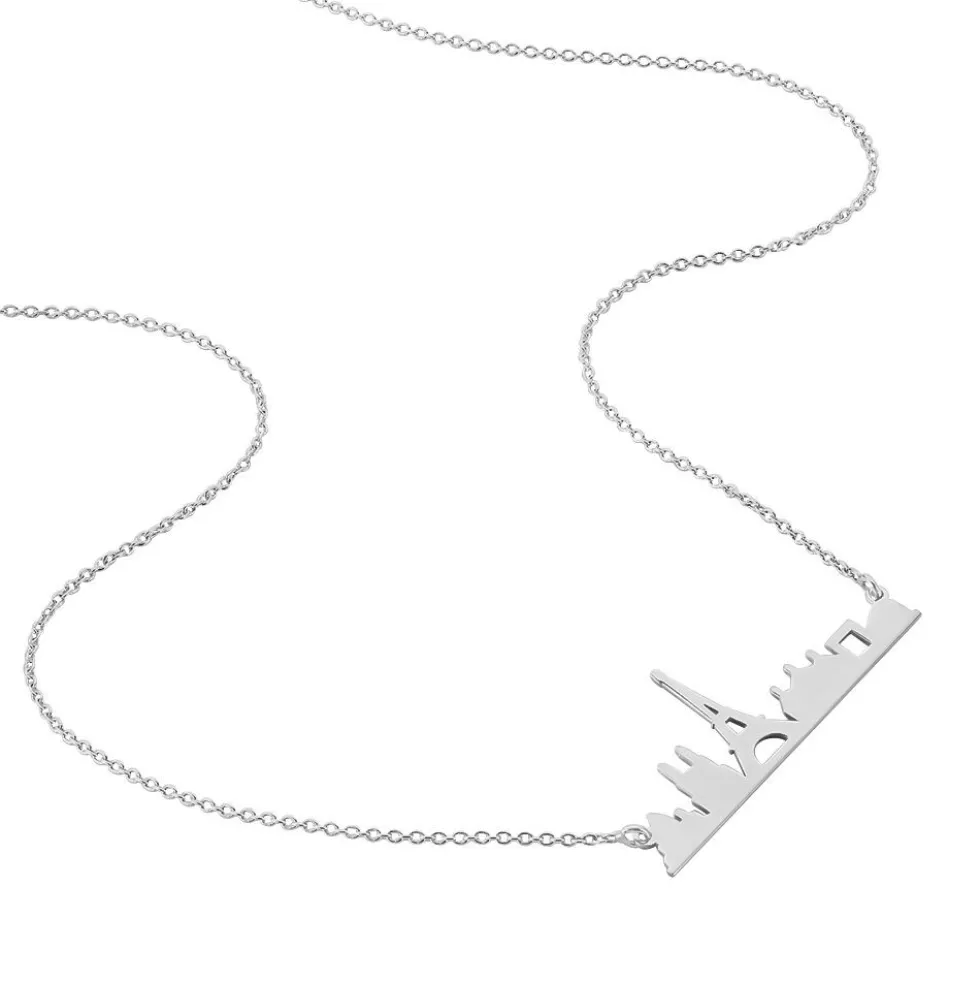 Collier Argent Blanc