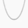 Collier Argent Blanc Alyona