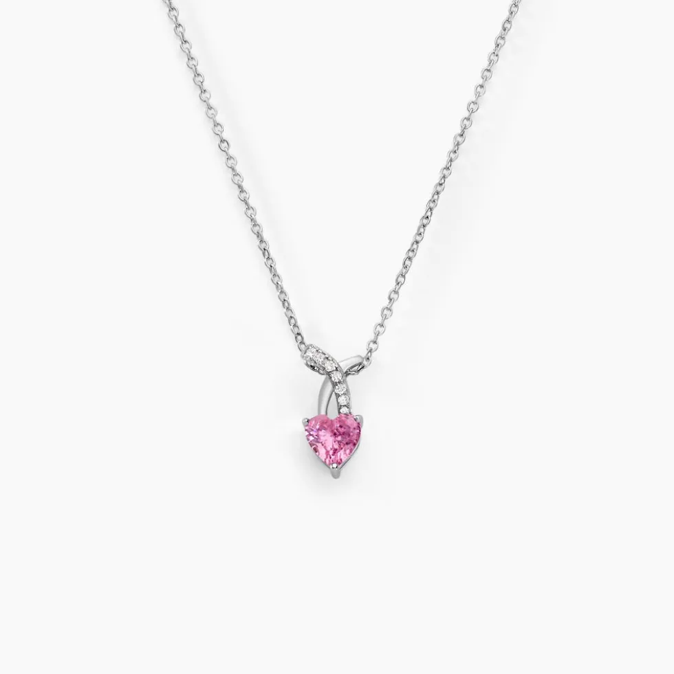 Collier Argent Blanc Avalon Oxyde De Zirconium