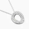 Collier Argent Blanc Irenaeus Oxydes De Zirconium