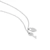 Collier Argent Blanc Jim