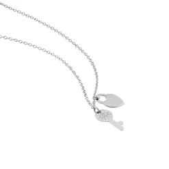 Collier Argent Blanc Jim