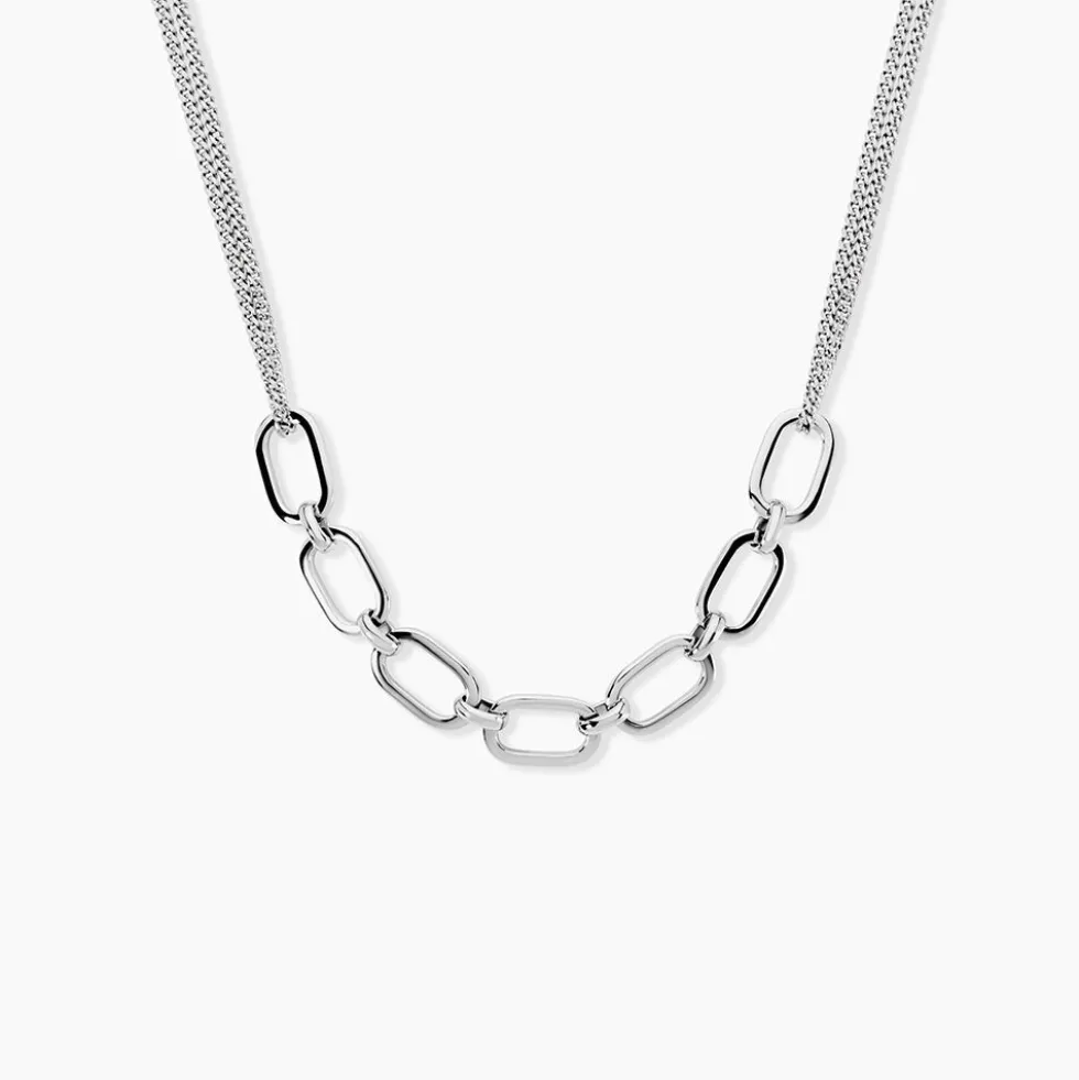 Collier Argent Blanc Nos