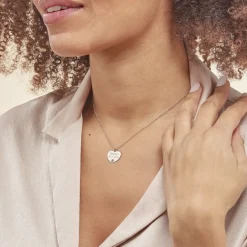 Collier Argent Blanc Pollux