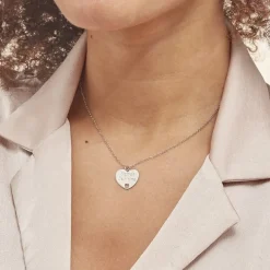 Collier Argent Blanc Pollux