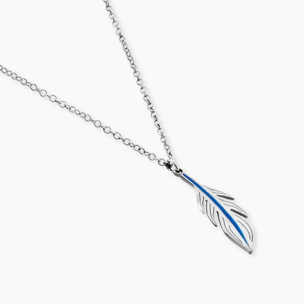 Collier Argent Blanc Stieg