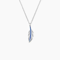 Collier Argent Blanc Stieg