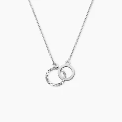 Collier Argent Blanc Ula
