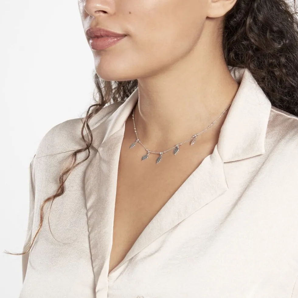 Collier Argent Blanc Ursy