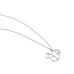 Collier Argent Blanc Waly