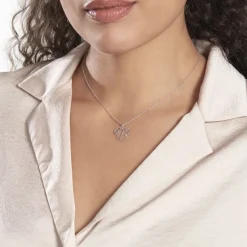 Collier Argent Blanc Waly