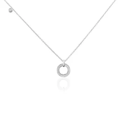 Collier Argent Diogo Oxydes De Zirconium