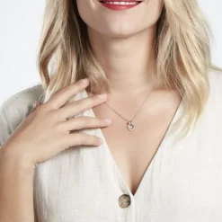 Collier Argent Diogo Oxydes De Zirconium