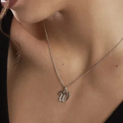 Collier Argent Fifi Oxydes De Zirconium