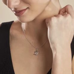 Collier Argent Fifi Oxydes De Zirconium