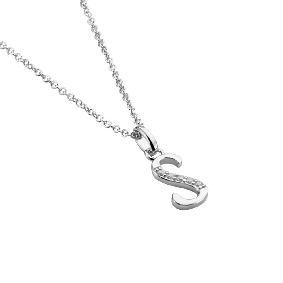 Collier Argent Fifi Oxydes De Zirconium
