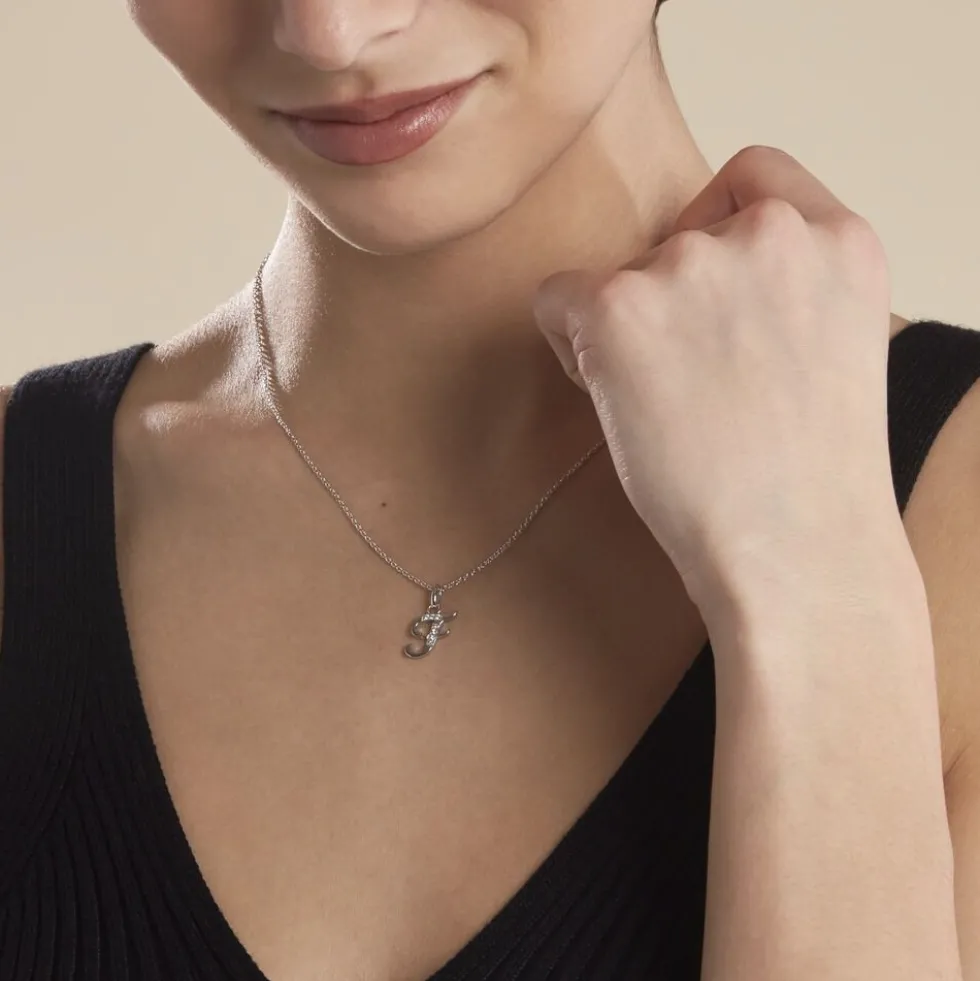 Collier Argent Fifi Oxydes De Zirconium