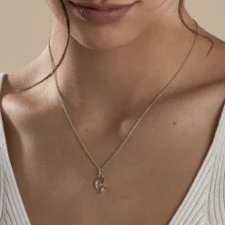 Collier Argent Fifi Oxydes De Zirconium