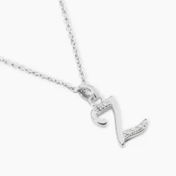 Collier Argent Fifi Oxydes De Zirconium