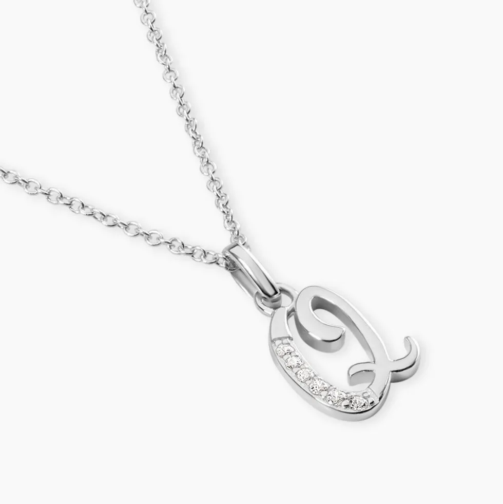Collier Argent Fifi Oxydes De Zirconium