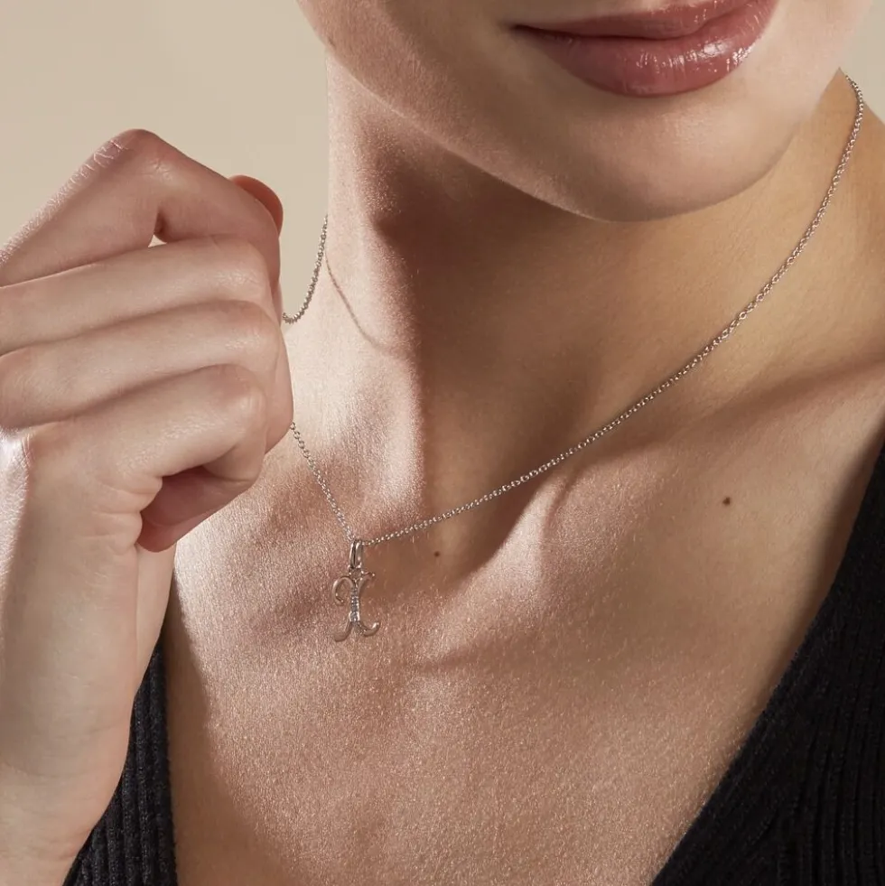 Collier Argent Fifi Oxydes De Zirconium
