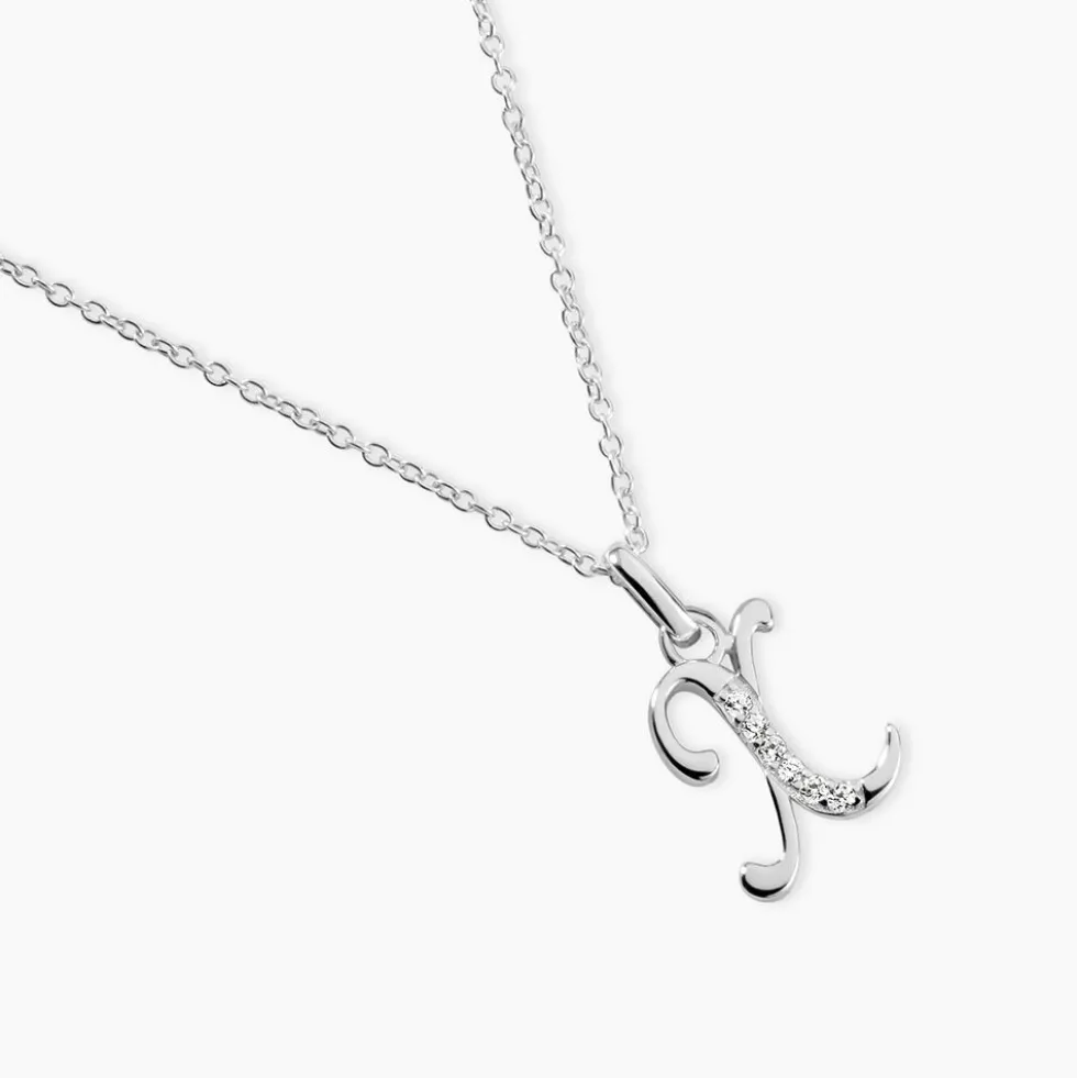 Collier Argent Fifi Oxydes De Zirconium