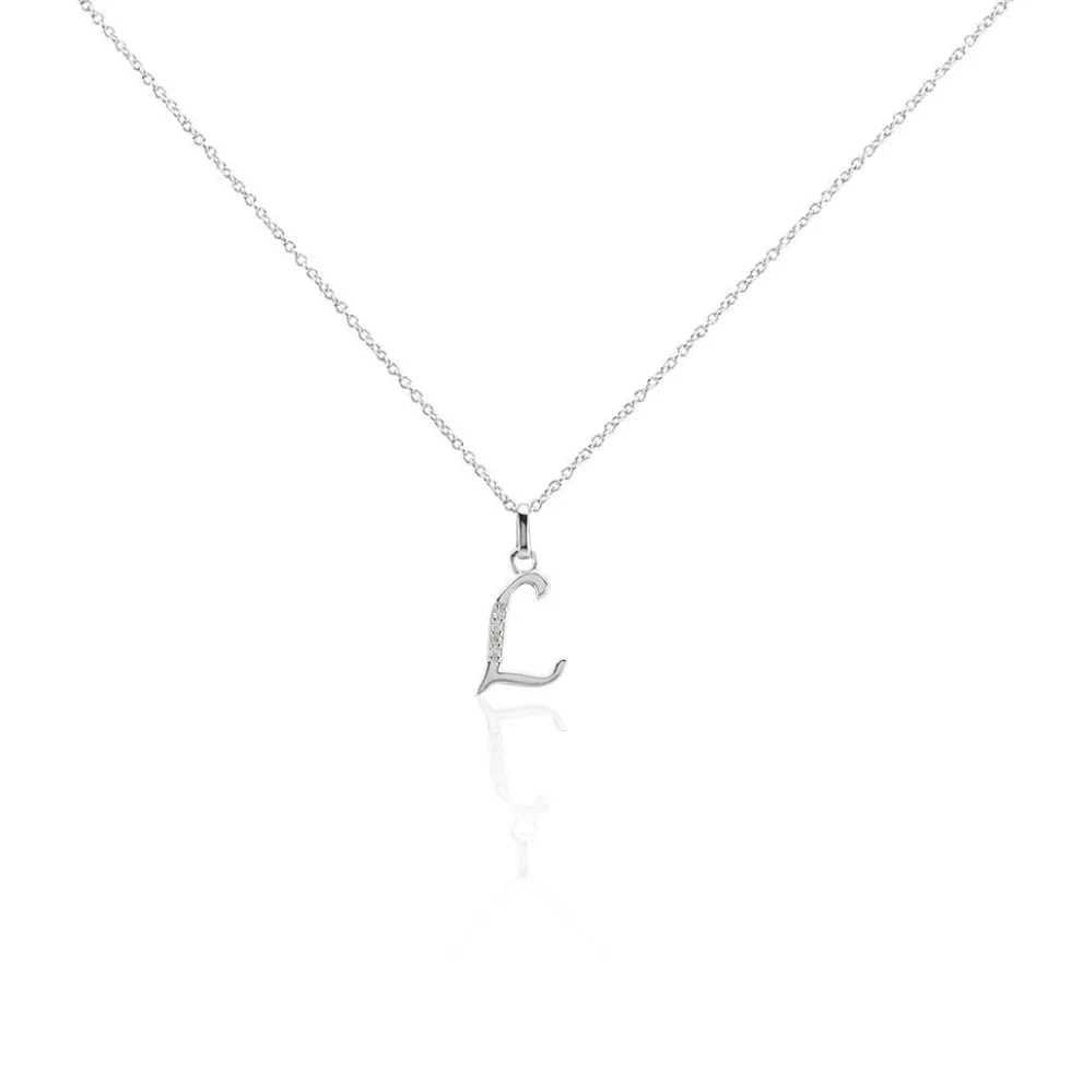 Collier Argent Fifi Oxydes De Zirconium