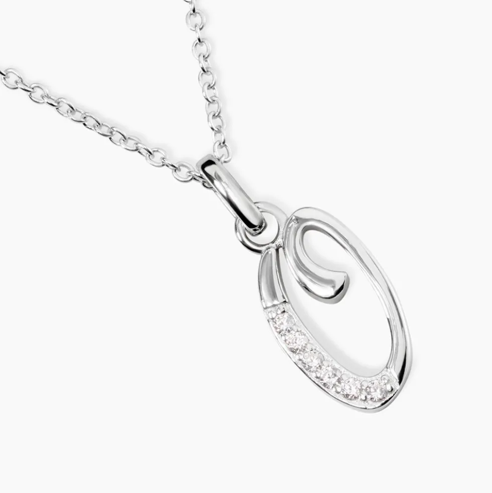 Collier Argent Fifi Oxydes De Zirconium