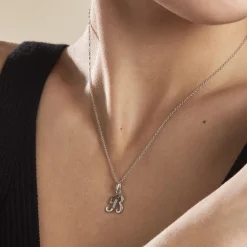 Collier Argent Fifi Oxydes De Zirconium