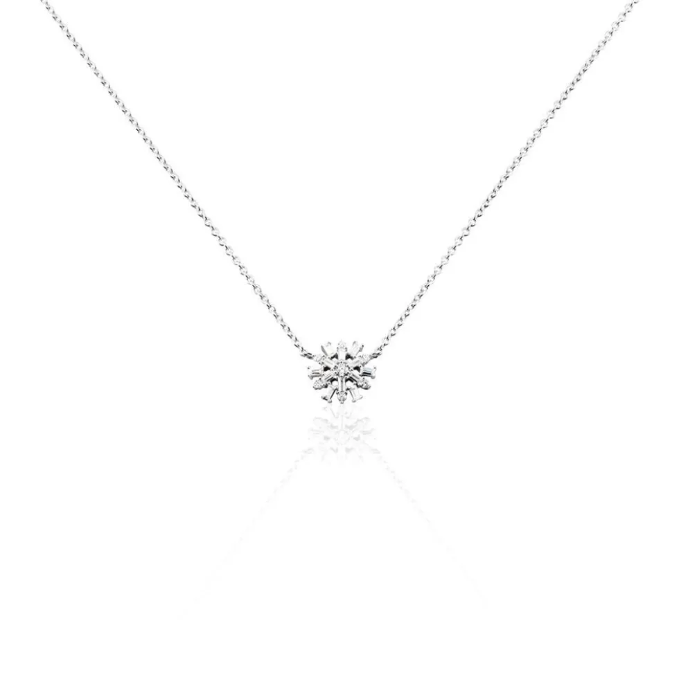 Collier Argent Kabibi Oxydes De Zirconium