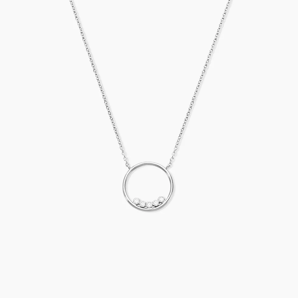Collier Argent Leonerd Oxydes De Zirconium